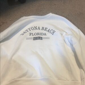 SHEIN White Crewneck Sweater